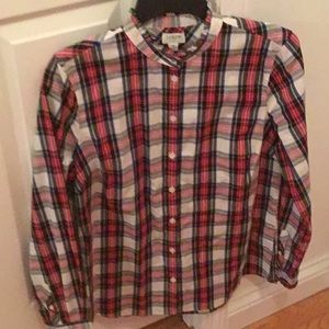J Crew women’s Snowy Stewart blouse
